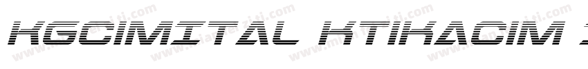 KGCimItal ktikaCim Italic字体转换